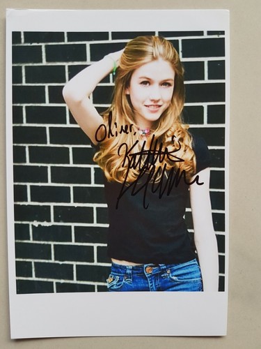 Autogramm katherine mcnamara - autogramm,